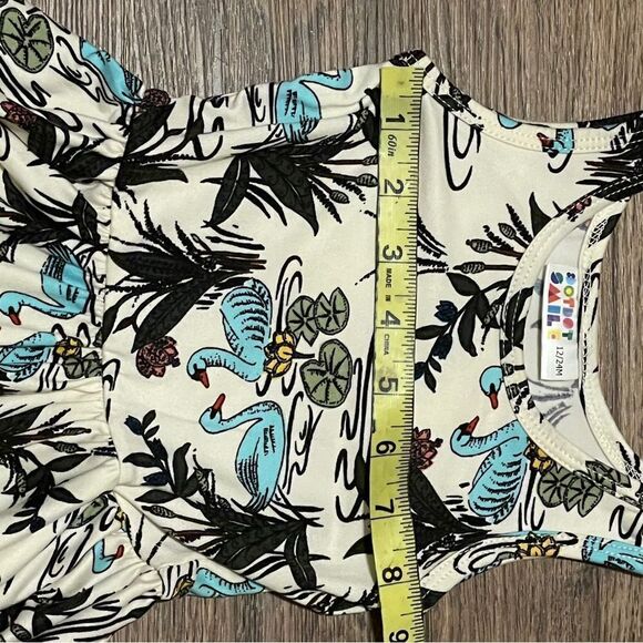 Dot Dot Smile 5 Sleeveless Twirl Dresses Purple Cream Green Pink Blue 12-24 mos - Picture 11 of 12